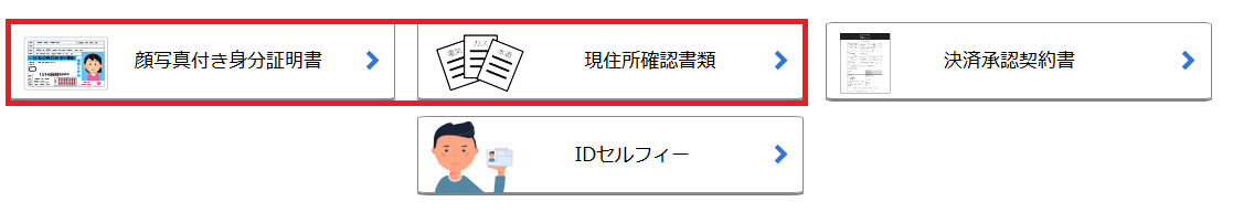 身分証を提出する
